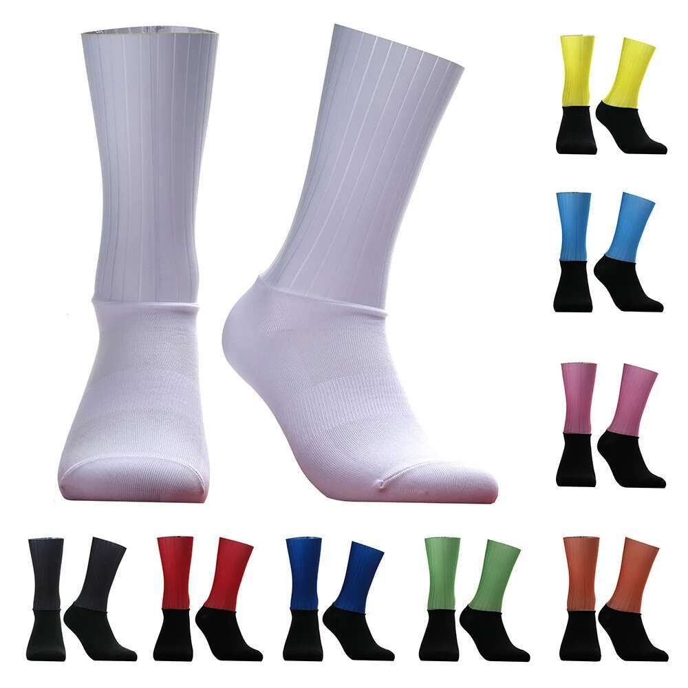 Sock Garter Men - 2026 Nahtlose neue Fahrradsocken, rutschfeste Teamsocken,