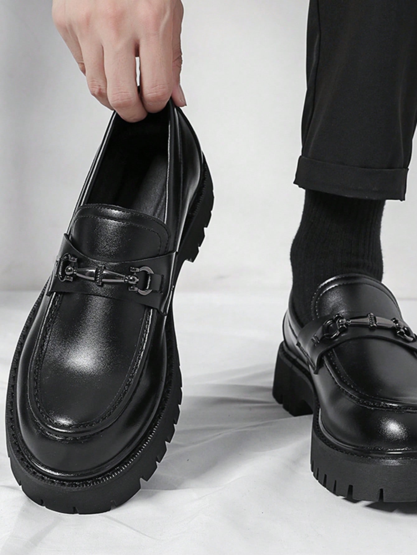 Formal Men Daily Wear Footwear - Herren-Slipper im britischen Stil, modische Schuhe