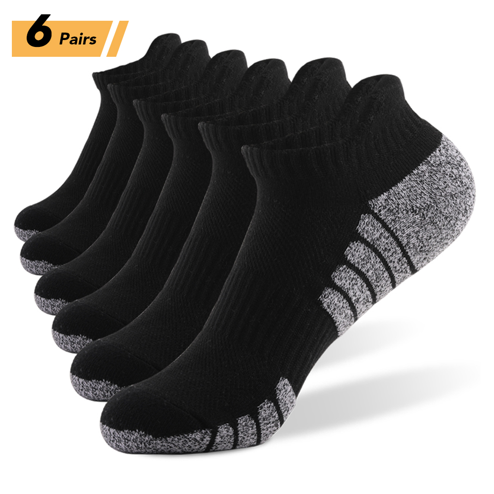 Sock Garter Men - 6/12 Paar Sport-Söckchen, sportliche Low-Cut-Socken, dicke