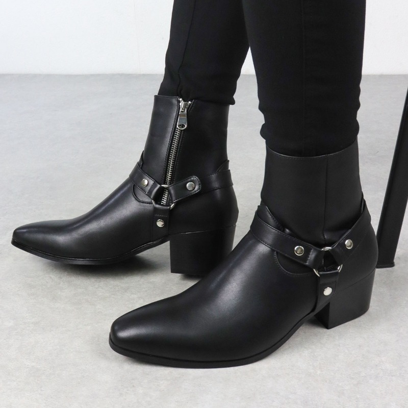 Designer-Herrenstiefel, klassi – Men Formal Wear With Boots Bewertung und Preis