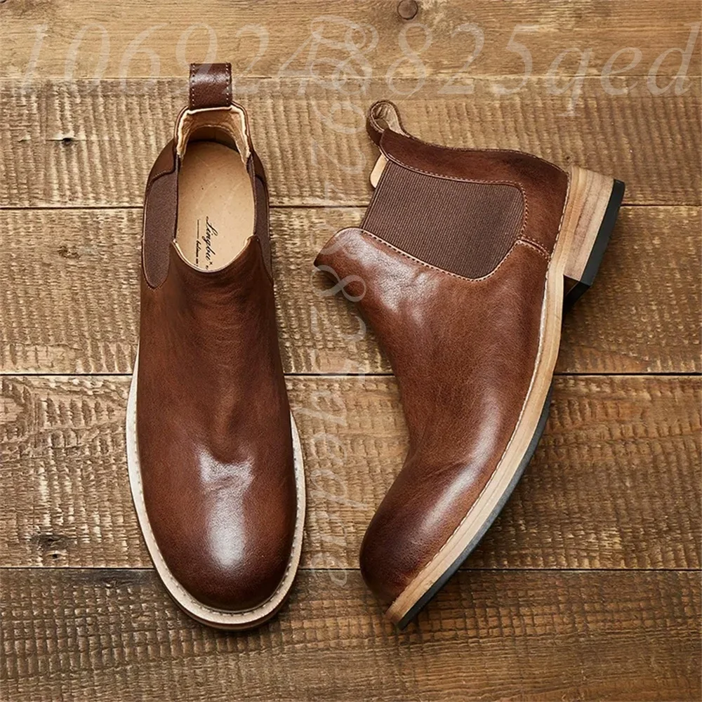 Herren Elastische Gores Chelse – Formal Men Daily Wear Footwear Bewertung und Preis