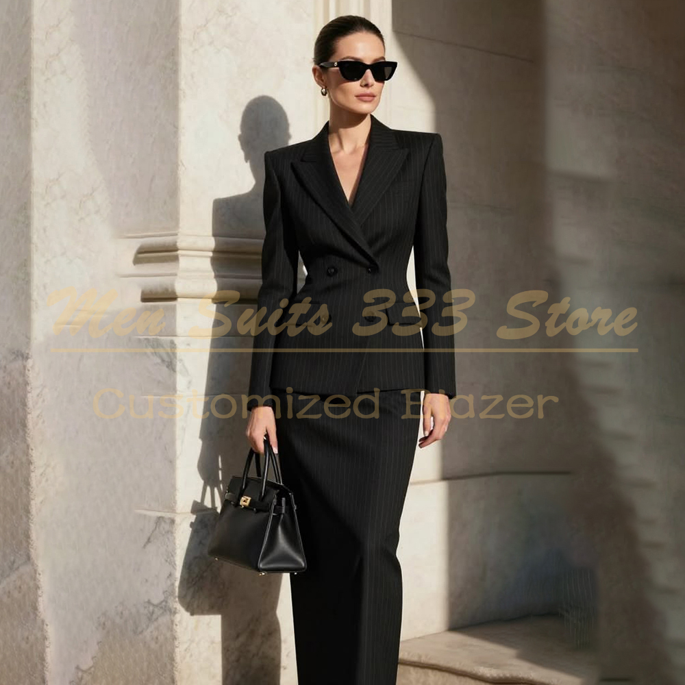 Designer-Damenanzug mit schwar – Men Formal Wear All Black Bewertung und Preis