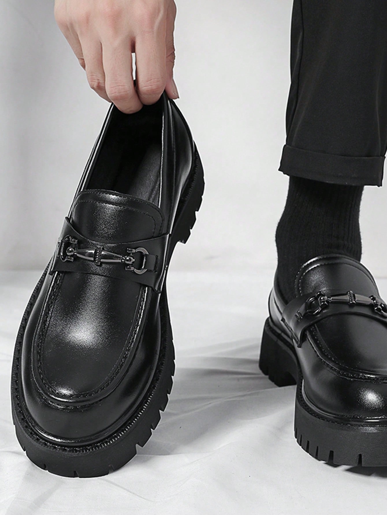 Herren-Slipper im britischen S – Formal Men Daily Wear Footwear Bewertung und Preis