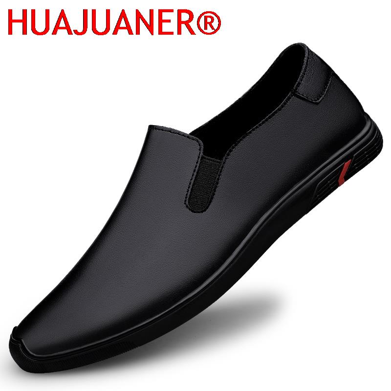Echtes Leder Schuhe Herren Loa – Men Formal Wear All Black Bewertung und Preis