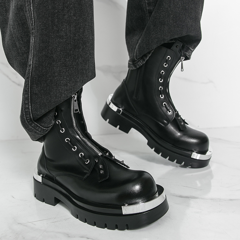 Herrenstiefel mit dicken Sohle – Men Formal Wear With Boots Bewertung und Preis