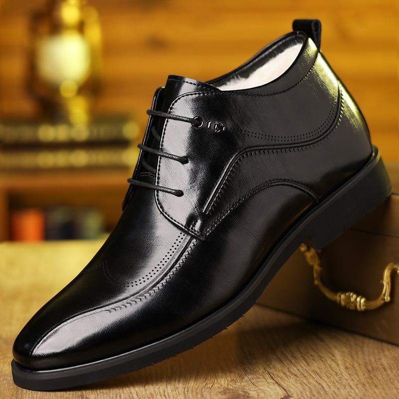 Herren Winter Lederschuhe Samt – Men Formal Wear With Boots Bewertung und Preis