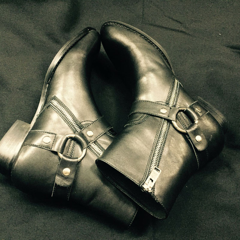 Männer echtes Leder handgemach – Men Formal Wear With Boots Bewertung und Preis